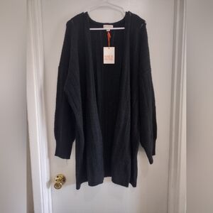 NWT Knox Rose Black Cardigan Size 2X